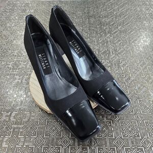 🐢 Stuart Weitzman Vintage Anna Black Pump Size 7.5
